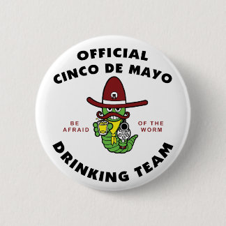 Chapa Redonda De 5 Cm Equipo de consumición de Cinco de Mayo