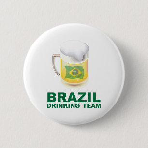 Chapa Redonda De 5 Cm Equipo de consumición del Brasil