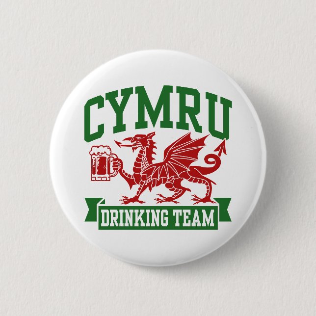 Chapa Redonda De 5 Cm Equipo de Consumo de CYMRU (Anverso)