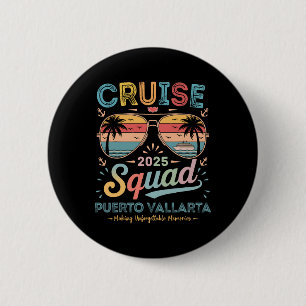 Chapa Redonda De 5 Cm Equipo de crucero 2025 Puerto Vallarta Grupo Famil