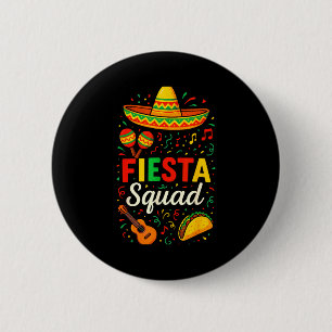Chapa Redonda De 5 Cm Equipo de fiesta - fiesta del cinco de mayo fiesta