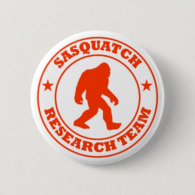 Chapa Redonda De 5 Cm EQUIPO de INVESTIGACIÓN de SASQUATCH - favorable (Anverso)