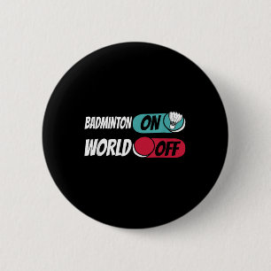 Chapa Redonda De 5 Cm Equipo de jugador de bádminton Lanzadera de bádmin