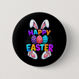Chapa Redonda De 5 Cm Equipo de Pascua familiar a juego Niño Niñas Pascu
