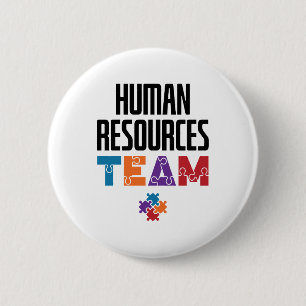 Chapa Redonda De 5 Cm Equipo de Recursos Humanos