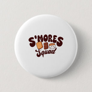 Chapa Redonda De 5 Cm Equipo de S'mores Camping Fogata Chocolate Malvavi