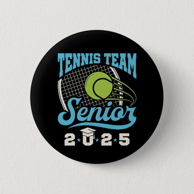 Chapa Redonda De 5 Cm Equipo de tenis Clase Superior de 2025 (Anverso)
