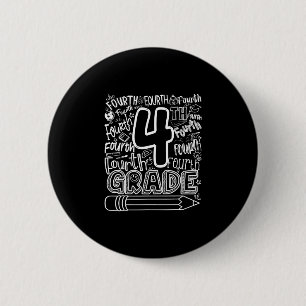 Chapa Redonda De 5 Cm equipo de tipografía de 4to grado cuarto de regres