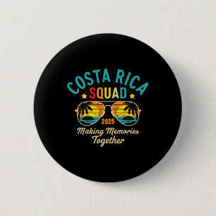 Chapa Redonda De 5 Cm Equipo de Vacaciones en Costa Rica 2025 Familia Co