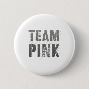 Chapa Redonda De 5 Cm Equipo de Vintage Pink Summer Camp Juego de Guerra