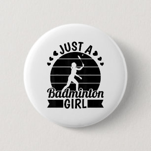 Chapa Redonda De 5 Cm Equipo del jugador de Badminton - Servicio De Tras