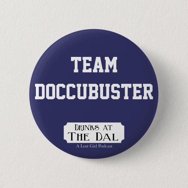 Chapa Redonda De 5 Cm Equipo Doccubuster (Anverso)