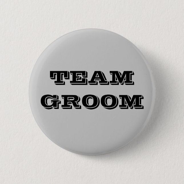 Chapa Redonda De 5 Cm Equipo Groom (Anverso)