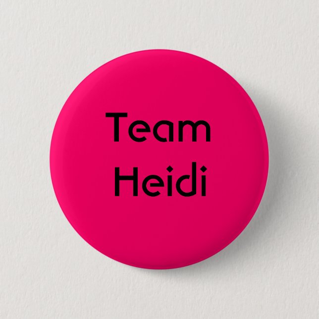 Chapa Redonda De 5 Cm Equipo Heidi (Anverso)