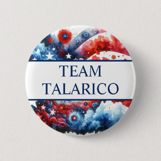 Chapa Redonda De 5 Cm Equipo James Talarico para Presidente