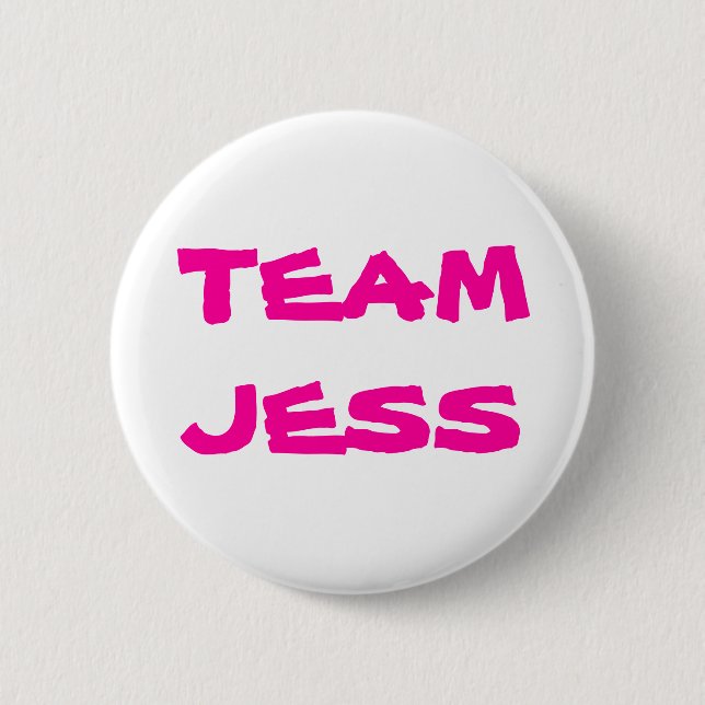 Chapa Redonda De 5 Cm Equipo Jess (Anverso)