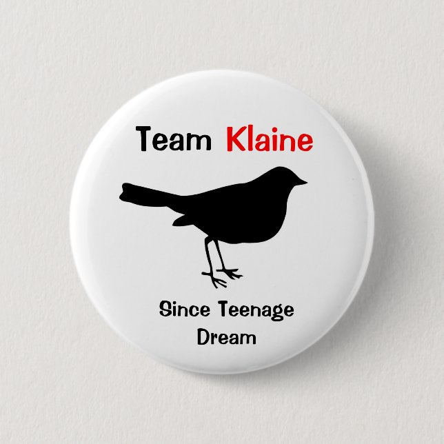 Chapa Redonda De 5 Cm Equipo Klaine (Anverso)