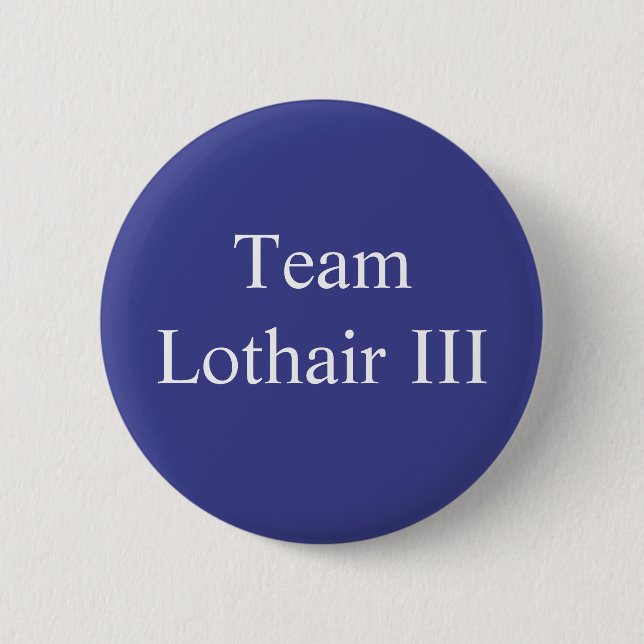 Chapa Redonda De 5 Cm Equipo Lothair III (Anverso)