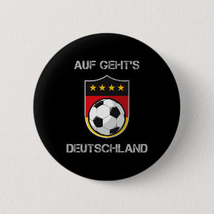 Chapa Redonda De 5 Cm Equipo Nacional de Fútbol de Alemania Deutschland