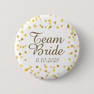 Chapa Redonda De 5 Cm Equipo Novia / Novio