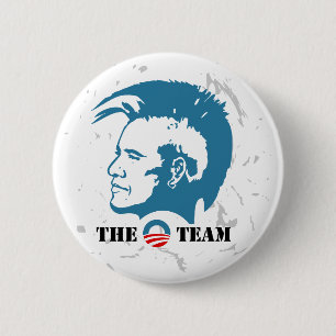 Chapa Redonda De 5 Cm Equipo Obama 2012