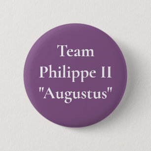 Chapa Redonda De 5 Cm Equipo Philippe II (Philip Augustus)