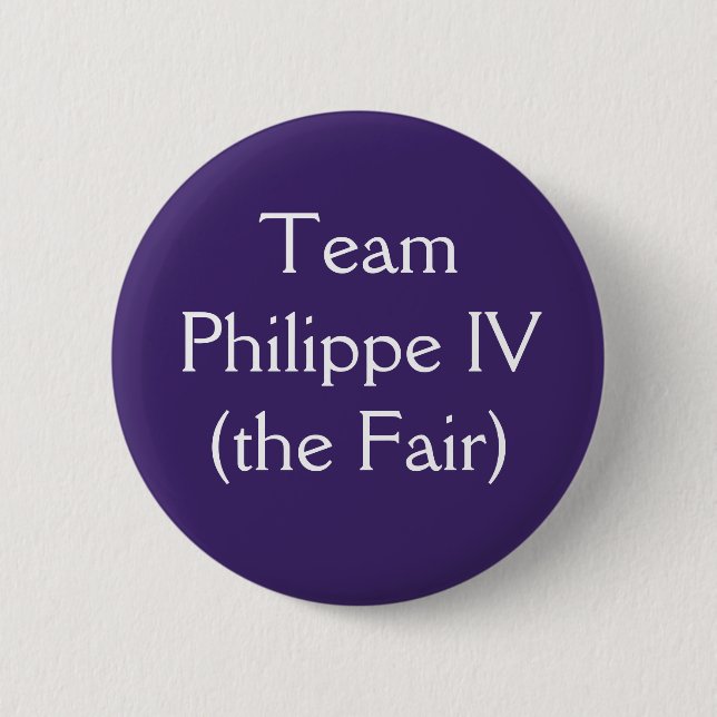 Chapa Redonda De 5 Cm Equipo Philippe IV (Anverso)