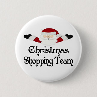 Chapa Redonda De 5 Cm Equipo que hace compras del navidad