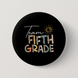 Chapa Redonda De 5 Cm Equipo Quinto Grado Sunset Byck Para el Colegio 5t