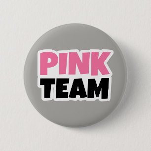 Chapa Redonda De 5 Cm Equipo rosa