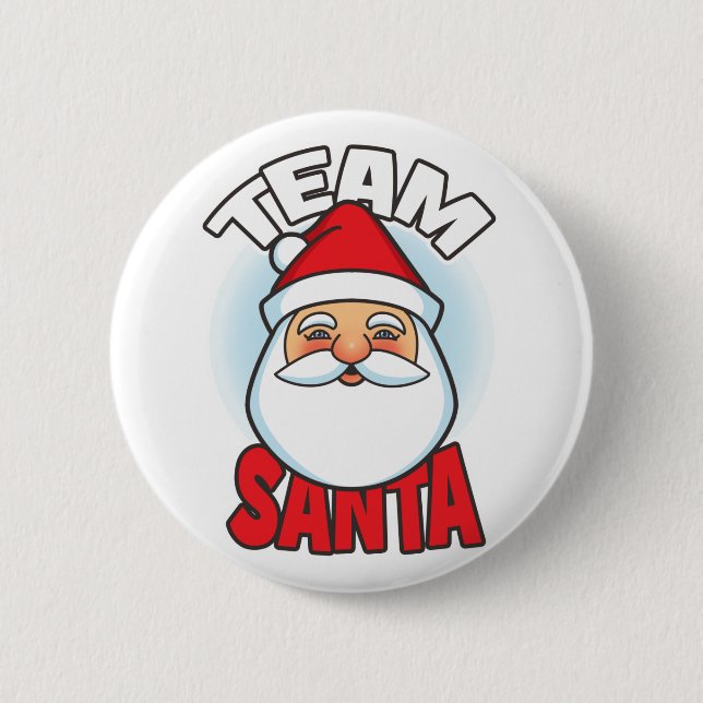 Chapa Redonda De 5 Cm Equipo Santa (Anverso)