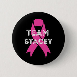 Chapa Redonda De 5 Cm Equipo Stacey Personalizado Conciencia sobre el Cá