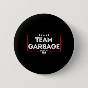 Chapa Redonda De 5 Cm Equipo Vintage Basura Para Trump 2025