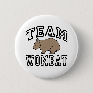 Chapa Redonda De 5 Cm Equipo Wombat
