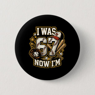 Chapa Redonda De 5 Cm era Cumpleaños Niño Béisbol Divertido 6 7 Meme Niñ