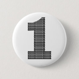 Chapa Redonda De 5 Cm Eres el número uno