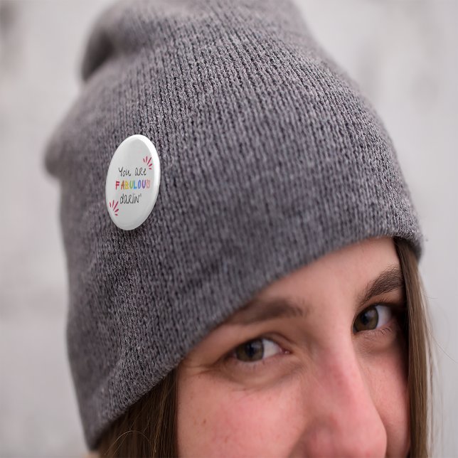 Chapa Redonda De 5 Cm Eres Fabuloso Darlin (Subido por el creador)
