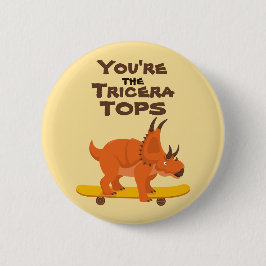 Chapa Redonda De 5 Cm Eres un regalo de dinosaurio día de San Valentín d