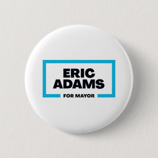 Chapa Redonda De 5 Cm Eric Adams Para El Alcalde De Nueva York