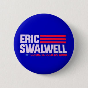 Chapa Redonda De 5 Cm Eric Swalwell 2020