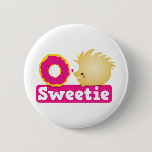 Chapa Redonda De 5 Cm ERIZO del sweetie