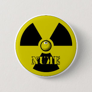 Chapa Redonda De 5 Cm ¡Es arma nuclear!