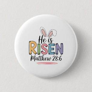 Chapa Redonda De 5 Cm Es La Biblia Cristiana De Risen Matthew 286 Azar