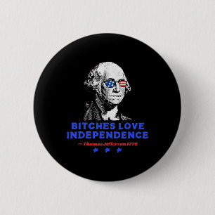 Chapa Redonda De 5 Cm Es Love Independence Funny Founding Fathers 4Of
