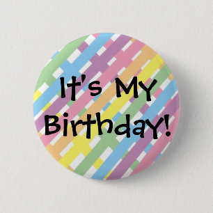 Chapa Redonda De 5 Cm ¡Es mi cumpleaños!
