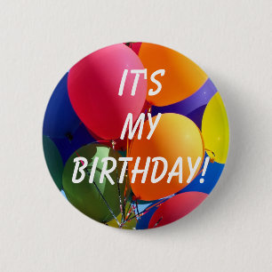 Chapa Redonda De 5 Cm ¡Es mi cumpleaños!