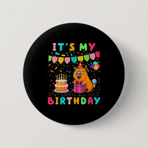 Chapa Redonda De 5 Cm Es Mi Cumpleaños Chicas Amantes Del Capybara Cumpl