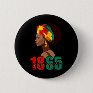 Chapa Redonda De 5 Cm Es mi Día de la Independencia las mujeres negras o