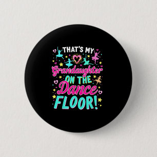 Chapa Redonda De 5 Cm Es mi nieta en el piso de baile