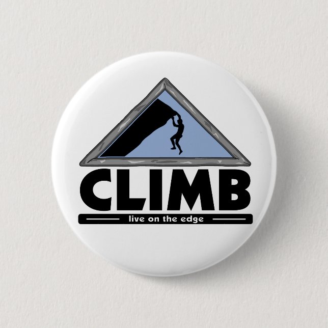 Chapa Redonda De 5 Cm Escalada (Anverso)